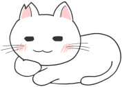 さくら猫（オス）のかわいいイラスト