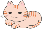 さくら猫（オス）のかわいいイラスト